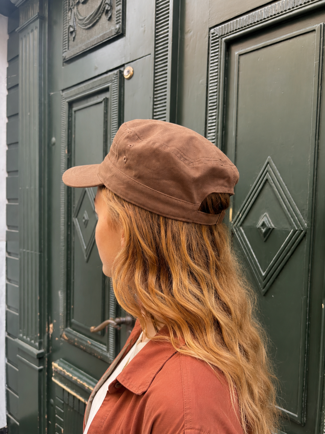 Brun Retro Kasket