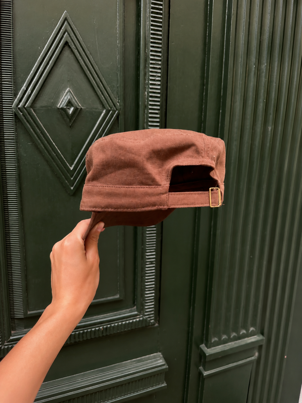 Brun Retro Kasket