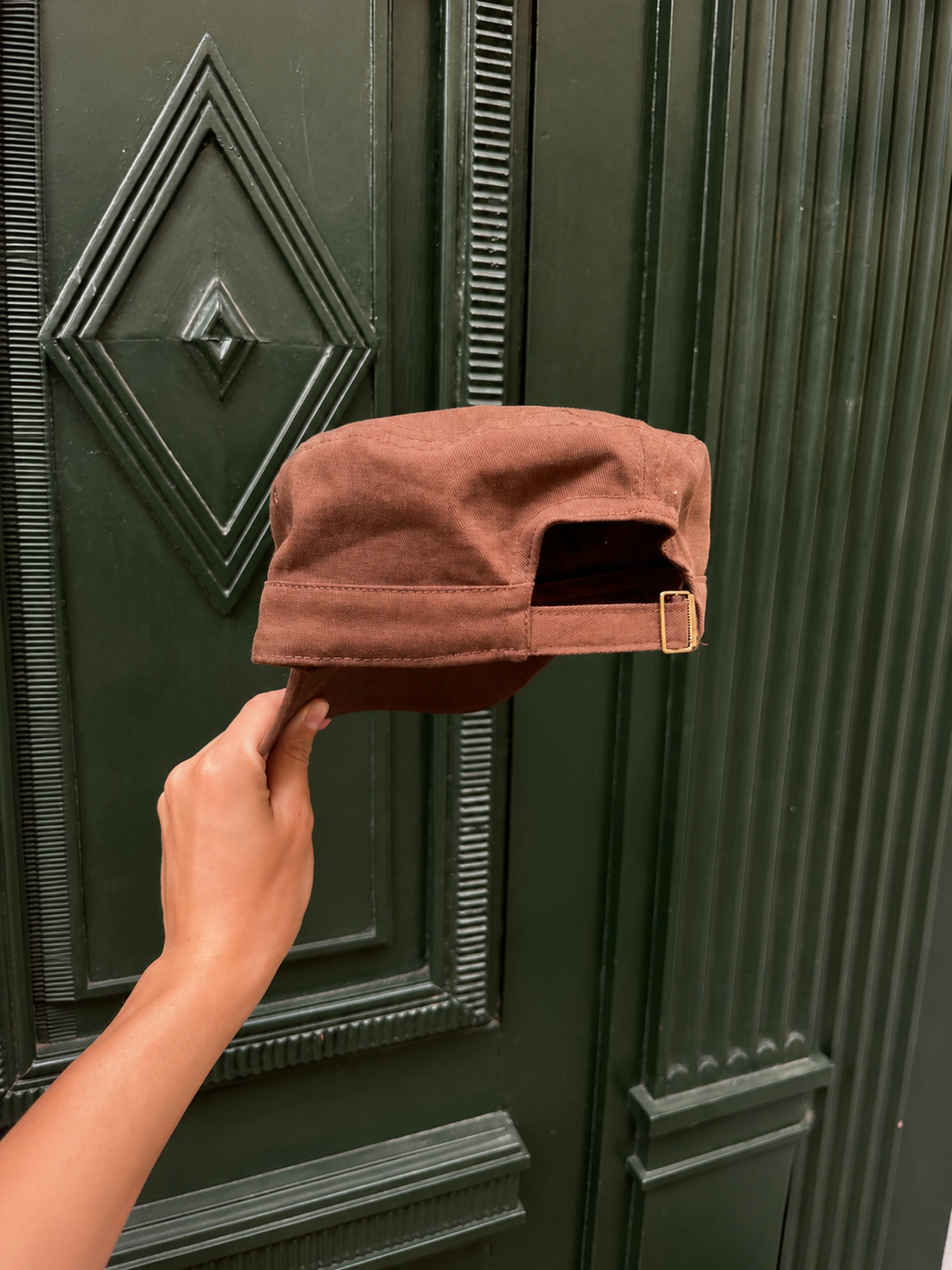 Brun Retro Kasket