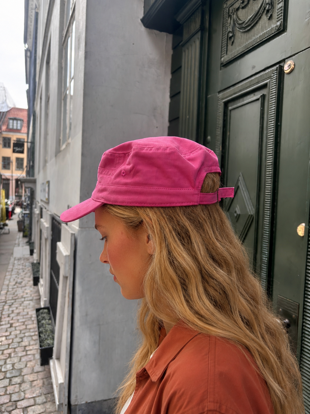 Lyserød Retro Kasket