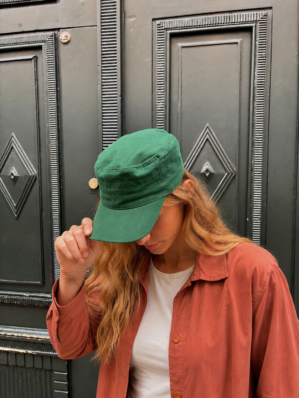 Grøn Retro Cap