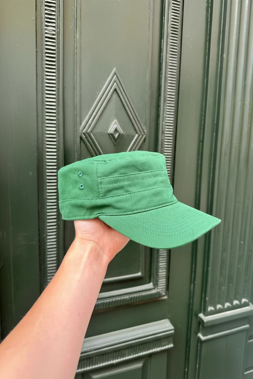 Grøn Retro Cap