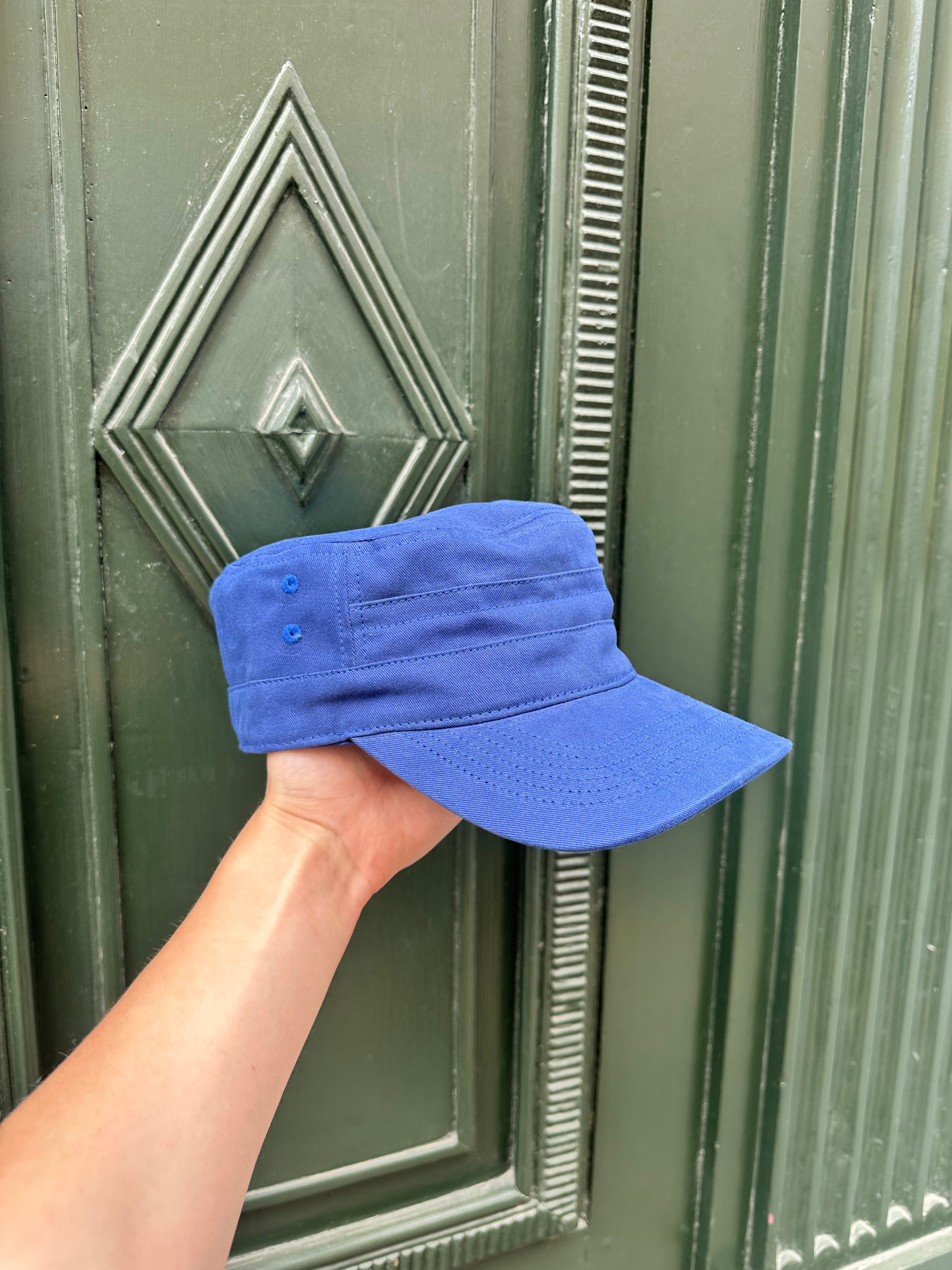 Mørkeblå Retro Kasket