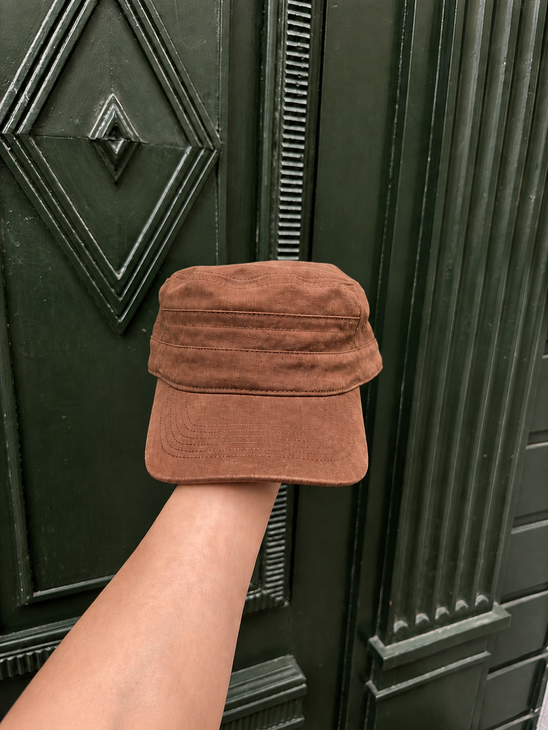 Brun Retro Kasket